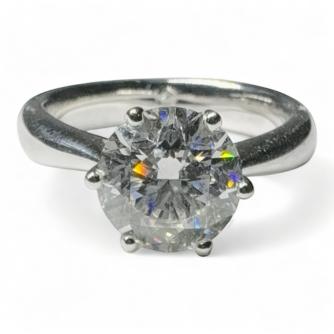 2ct Diamond Ring in 18K White Gold
