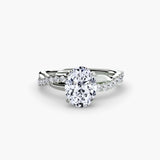 Twist Pavé Solitaire